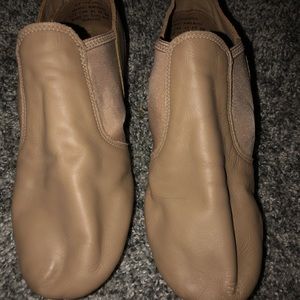 Beige dance shoes